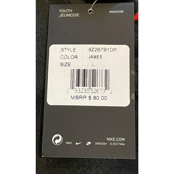 Nike Los Angeles Lakers Lebron James 2019 Allstar Jersey Youth Large NWT - Picture 11 of 15